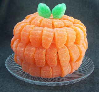 how to make a gumdrop pumpkin
